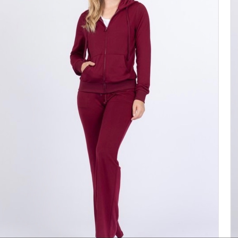 Plus Size French Terry 2 Piece Set
